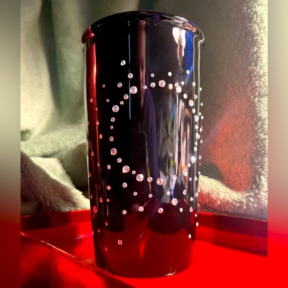 Starbucks Other - Limited Edition Starbucks x Swarovski 2016 Black Holiday Mug